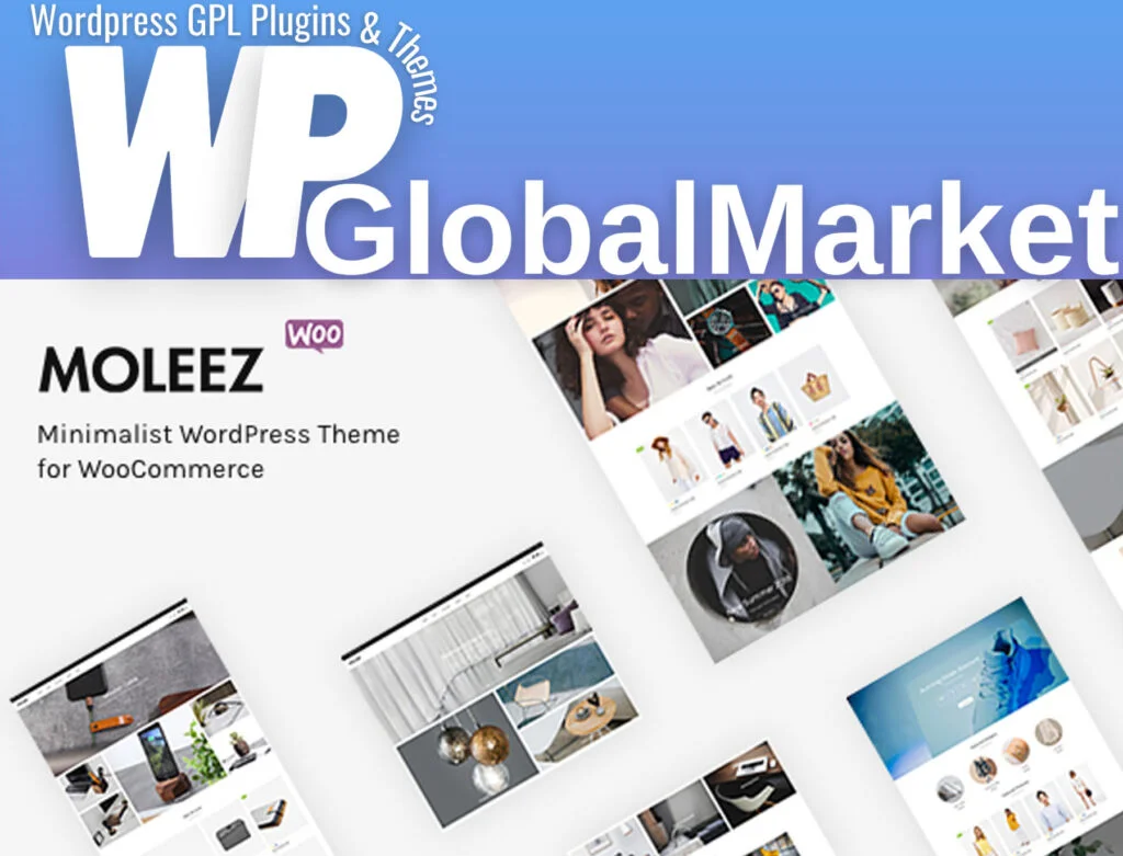 Moleez – minimalist wordpress theme for woocommerce