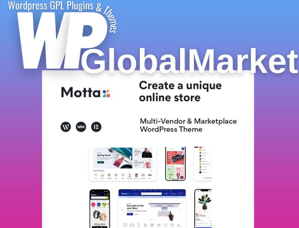 Motta – Multi-Vendor and Marketplace WordPress Theme