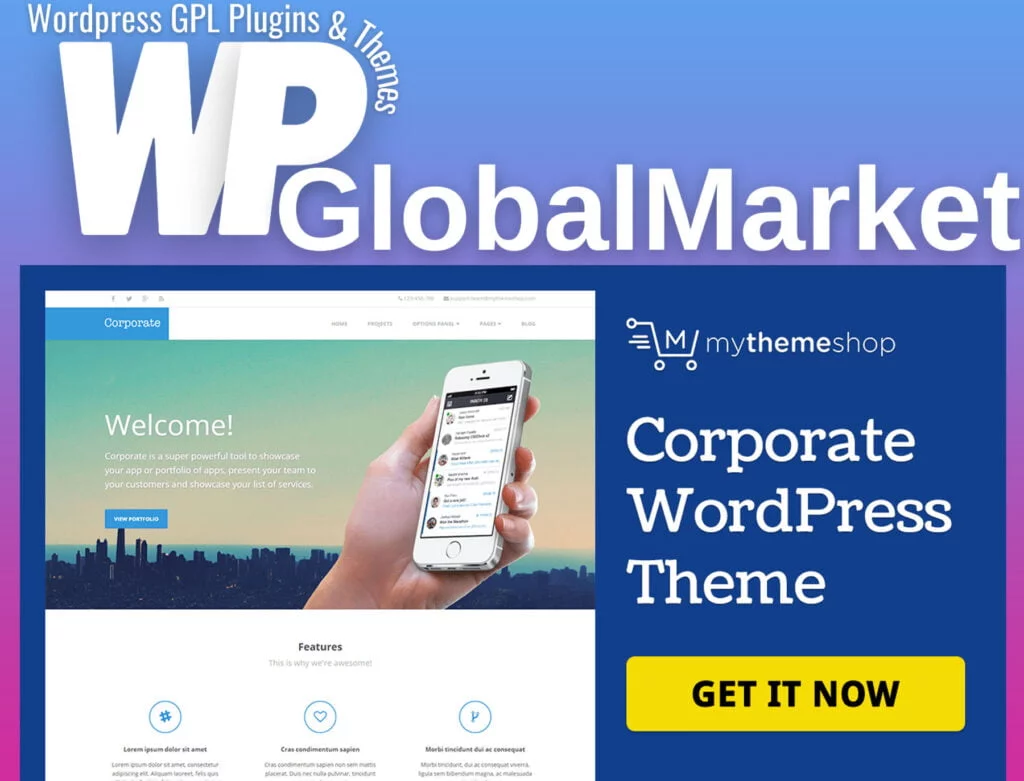 Mythemeshop corporate wordpress theme