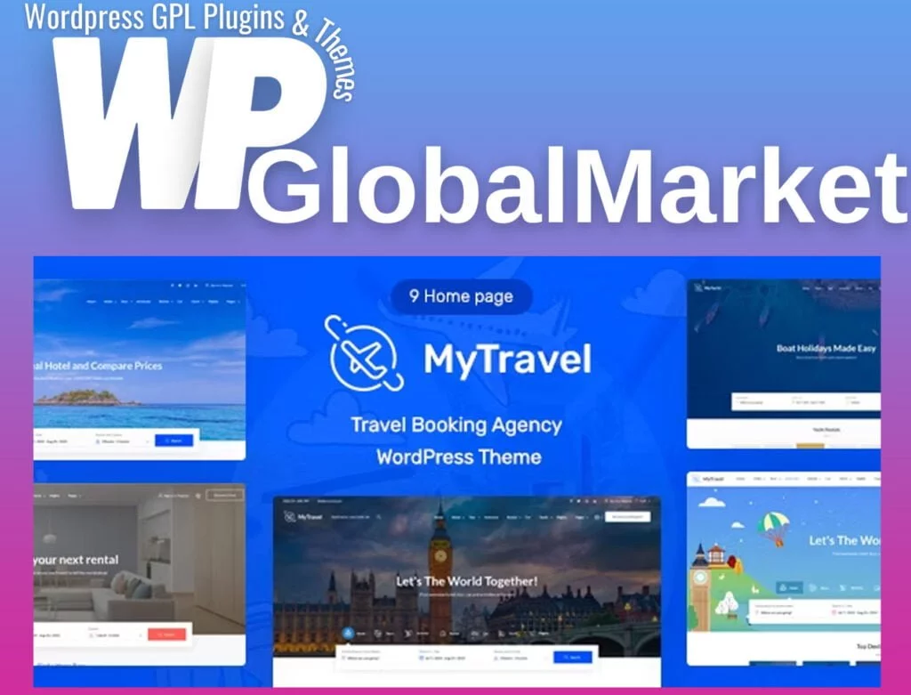 Mytravel – tours and hotel bookings woocommerce theme