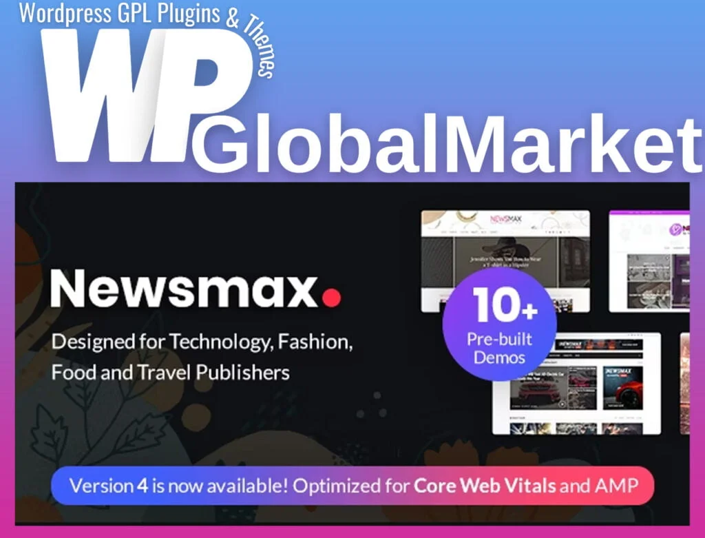 Newsmax – multi-purpose news and magazine theme