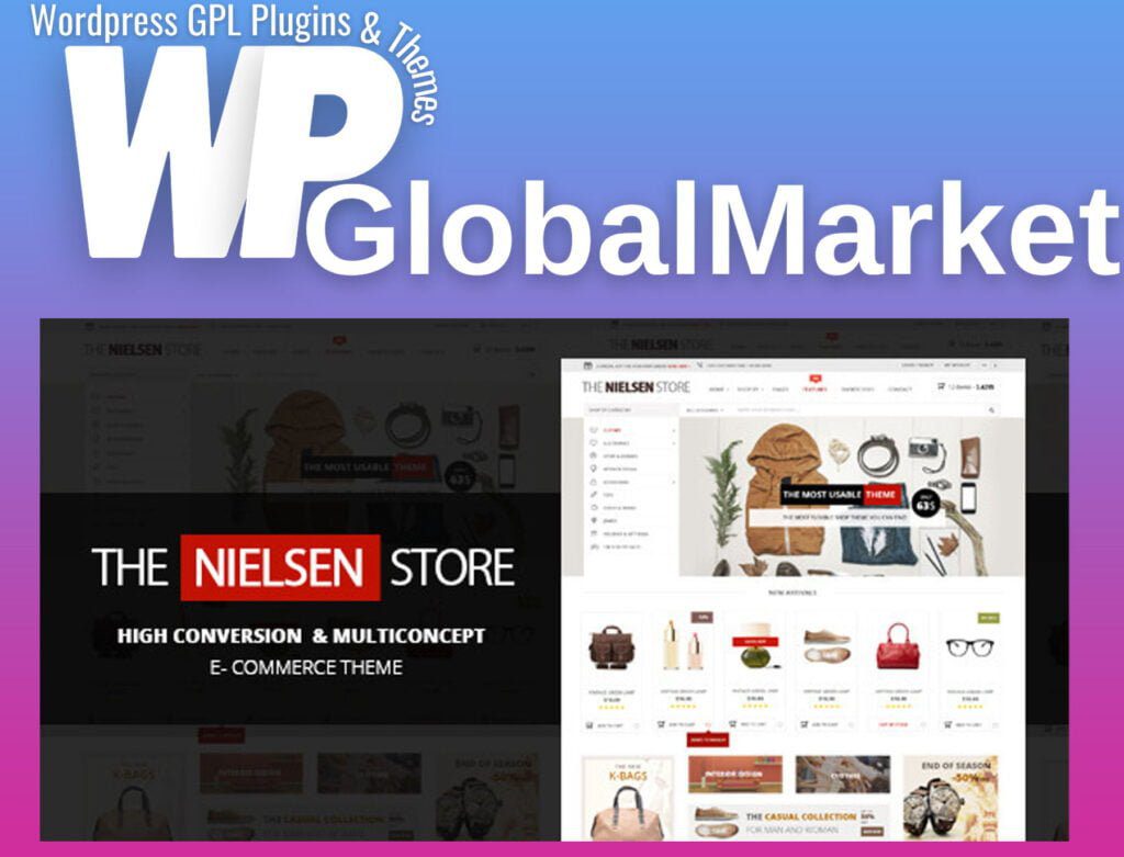 Nielsen – E-commerce WordPress Theme