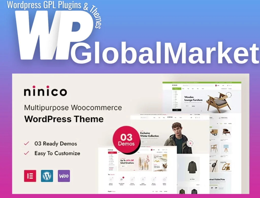 Ninico – minimal woocommerce wordpress theme