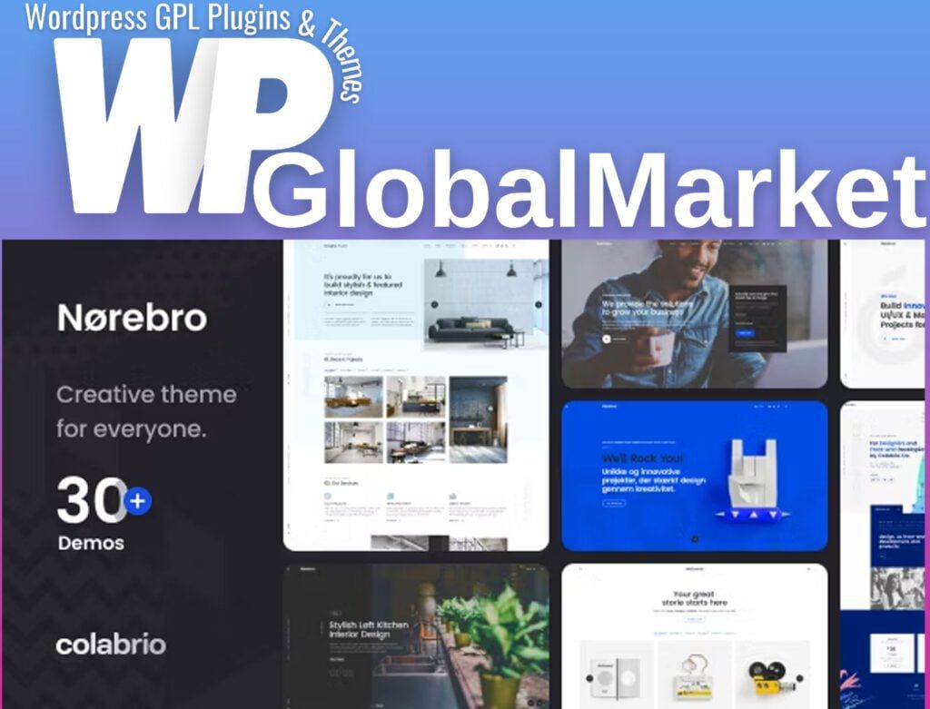 Norebro – Creative Portfolio Theme for Multipurpose Usage