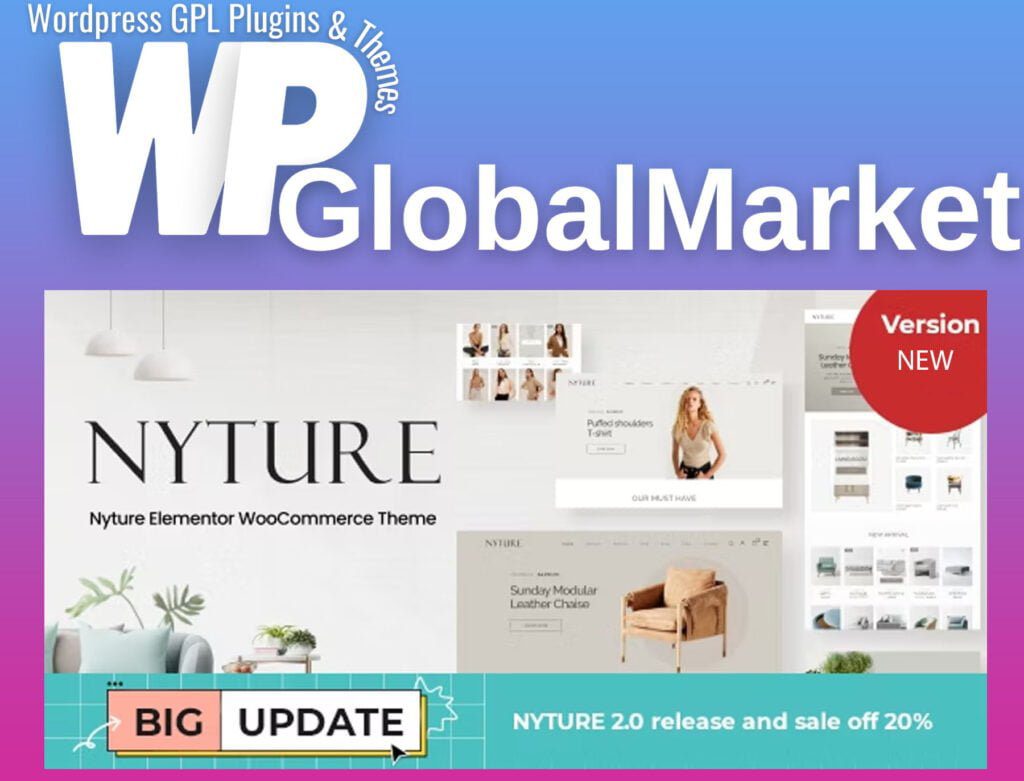 Nyture – Elementor WooCommerce Theme