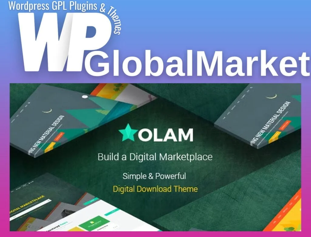 Olam easy digital downloads theme