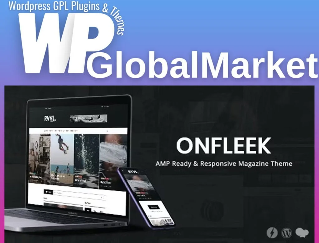 Onfleek – amp ready and responsive magazine theme