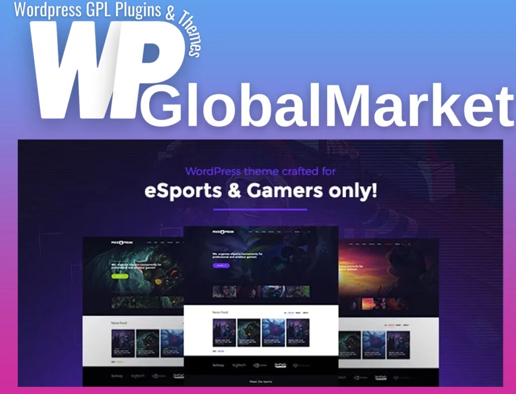 Pixiefreak | esports gaming theme for teams and tournaments