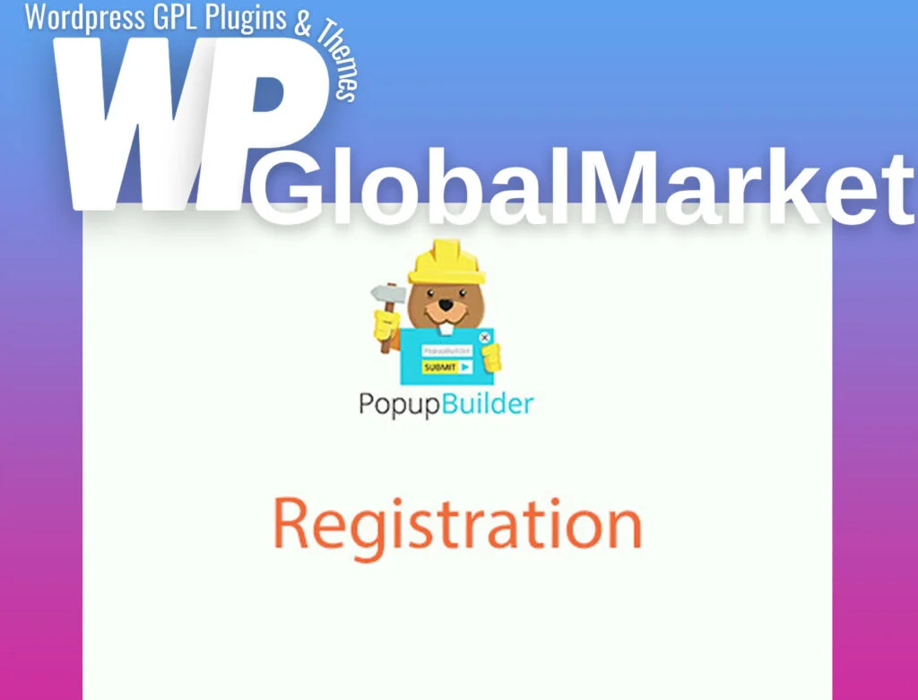 Popup builder registration extension