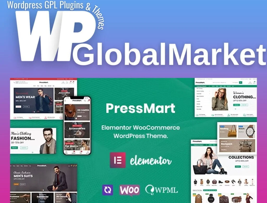 Pressmart – modern elementor woocommerce wordpress theme