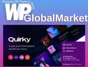 Quirky – NFT, Token and Blockchain WCFM Marketplace WordPress Theme