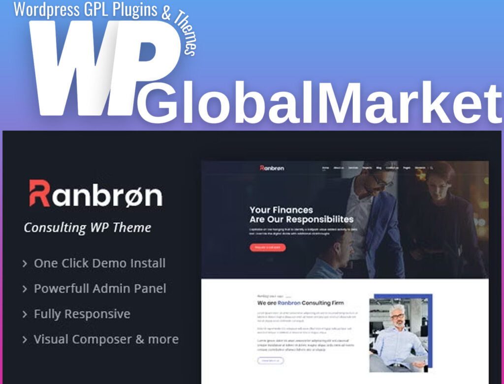 Ranbron – Business and Consulting WordPress Theme