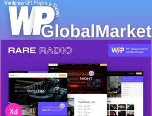 Rare Radio Online Music Radio Station and Podcast WordPress Theme