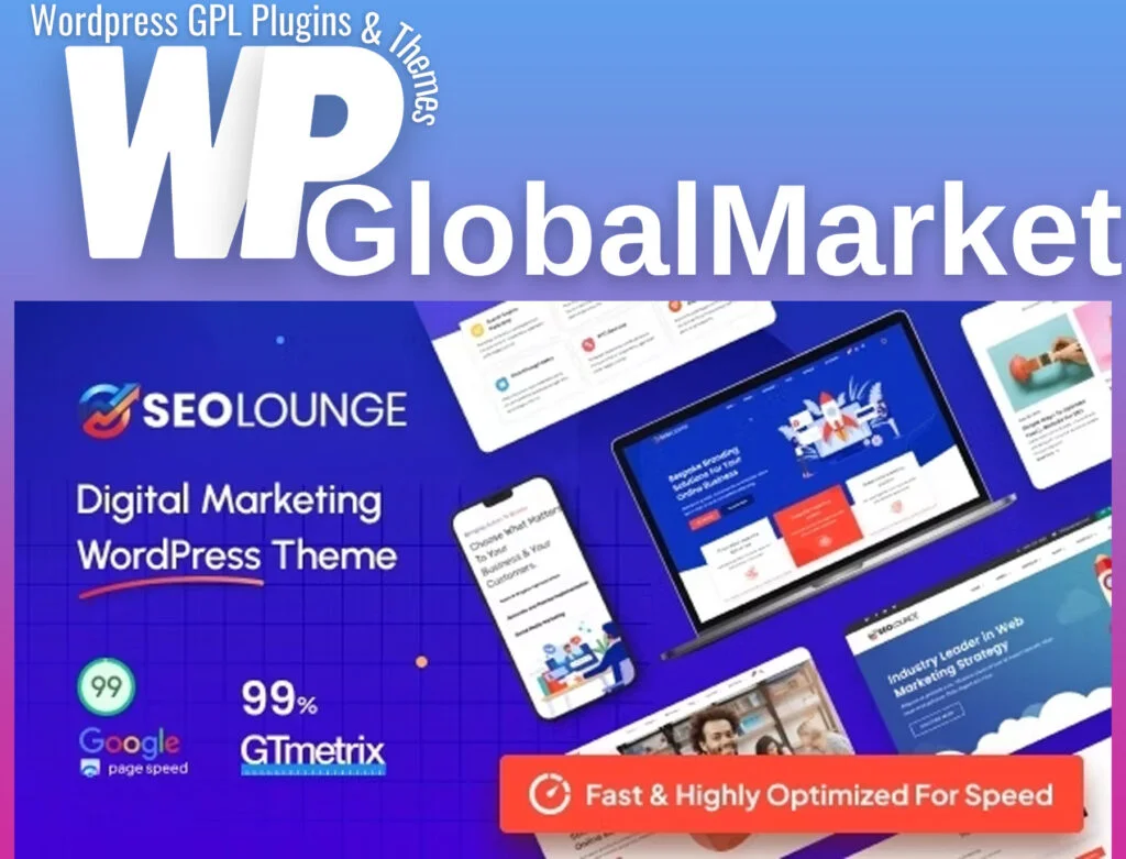 Seo lounge digital marketing theme