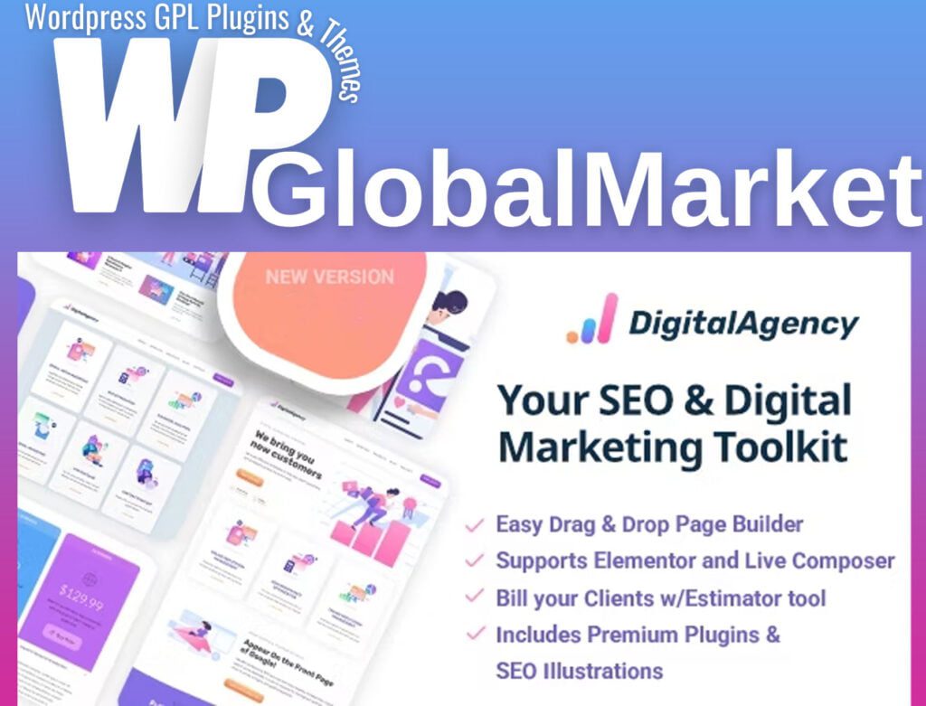 SEO WP: Digital Marketing Agency & Social Media Company Theme