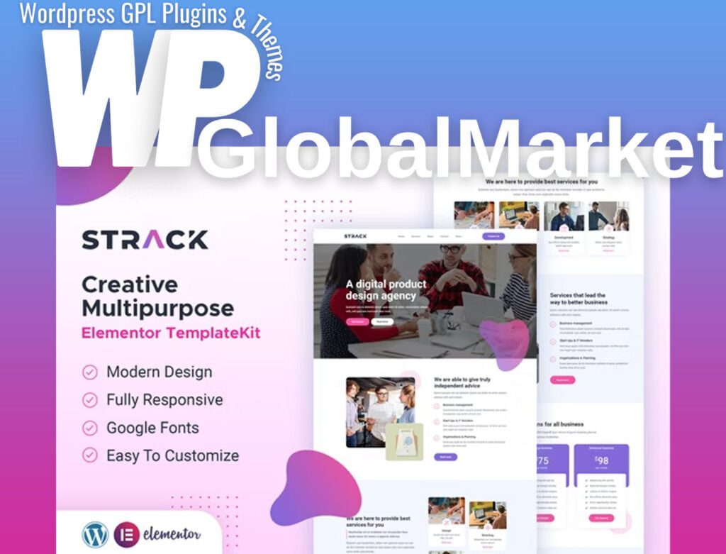 STRACK Multipurpose Business – Elementor Template Kit