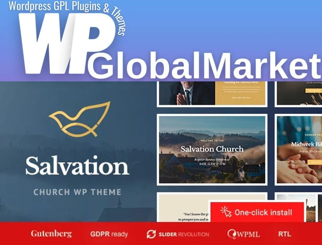 Salvation – church and religion wp theme