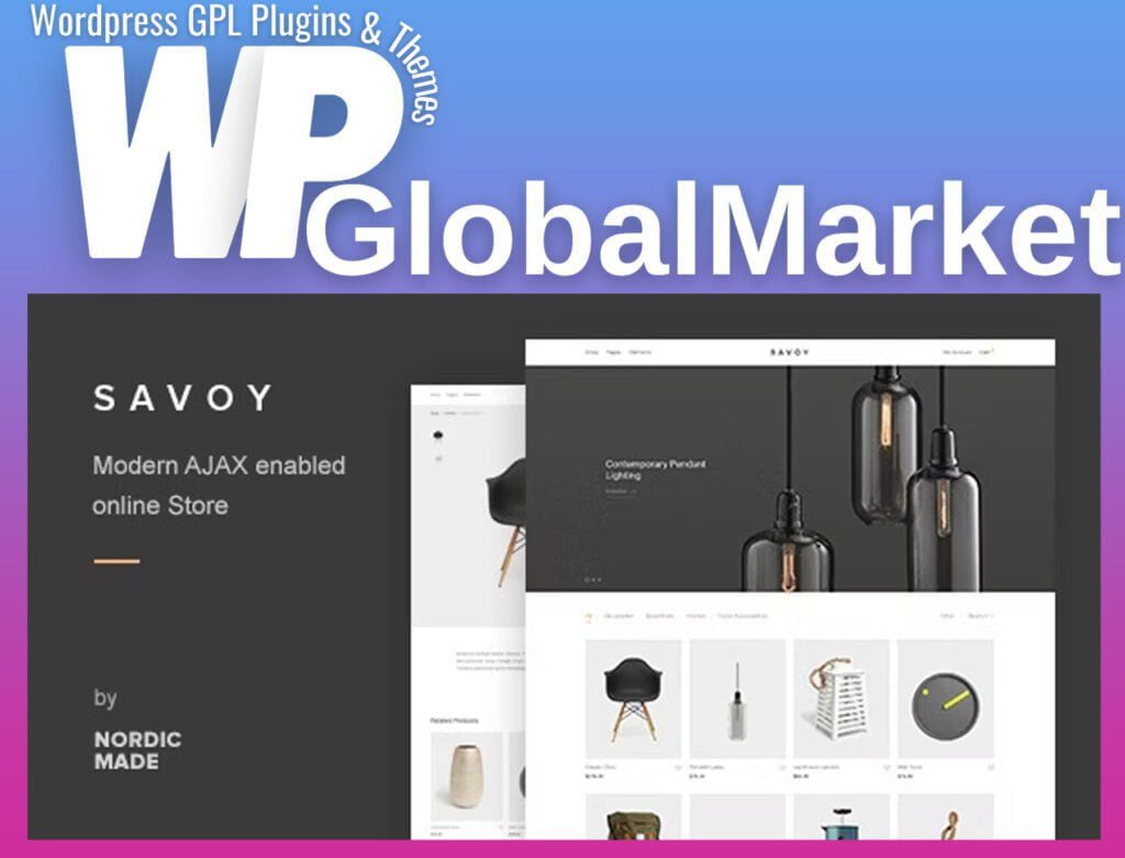 Savoy Minimalist AJAX WooCommerce Theme
