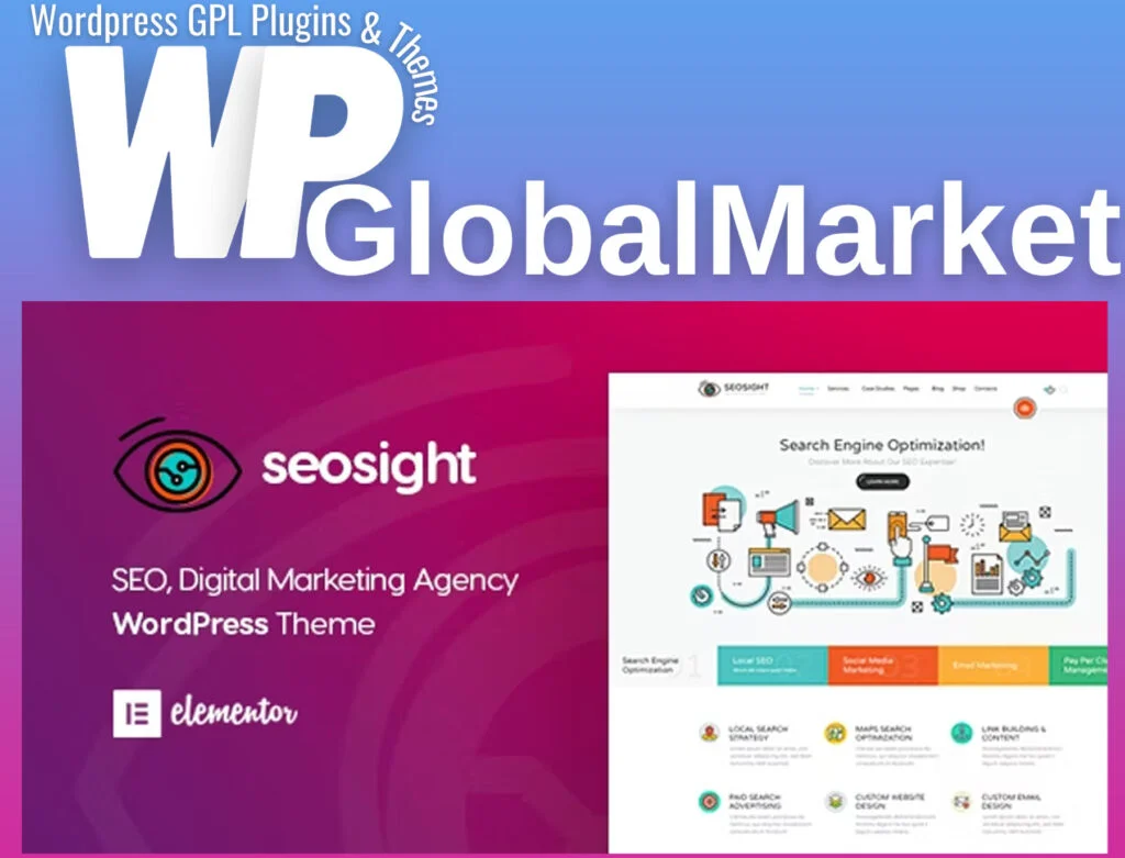 Seosight – seo, digital marketing agency wp theme with shop