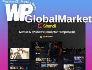 Shandi – Movies and TV Shows Elementor Template Kit