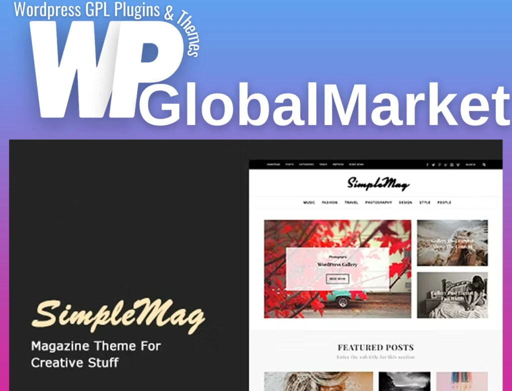 Simplemag – magazine theme for creative stuff