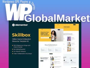 Skillbox – Online Course & Education Elementor Template Kit