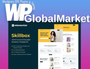 Skillbox – Online Course and Education Elementor Template Kit