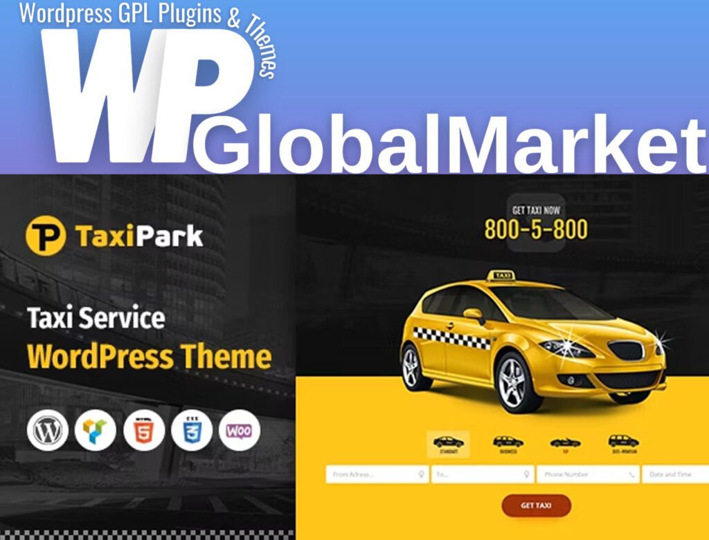 TaxiPark – Taxi Cab Service Company WordPress Theme