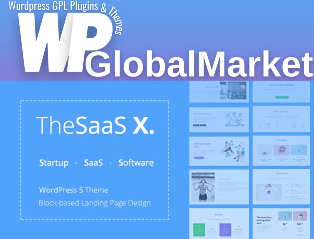 Thesaas x – responsive saas, startup & business wordpress theme