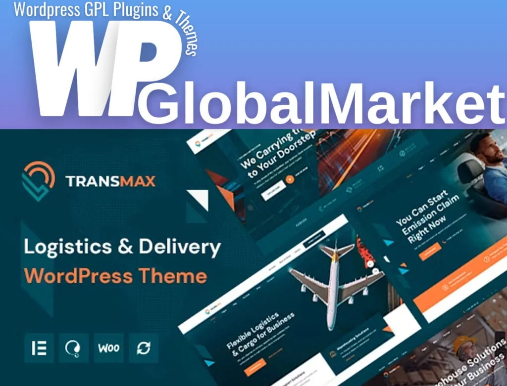 Transmax – logistics and delivery company wordpress theme