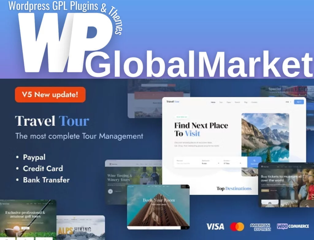 Travel tour – tour booking, travel booking wordpress