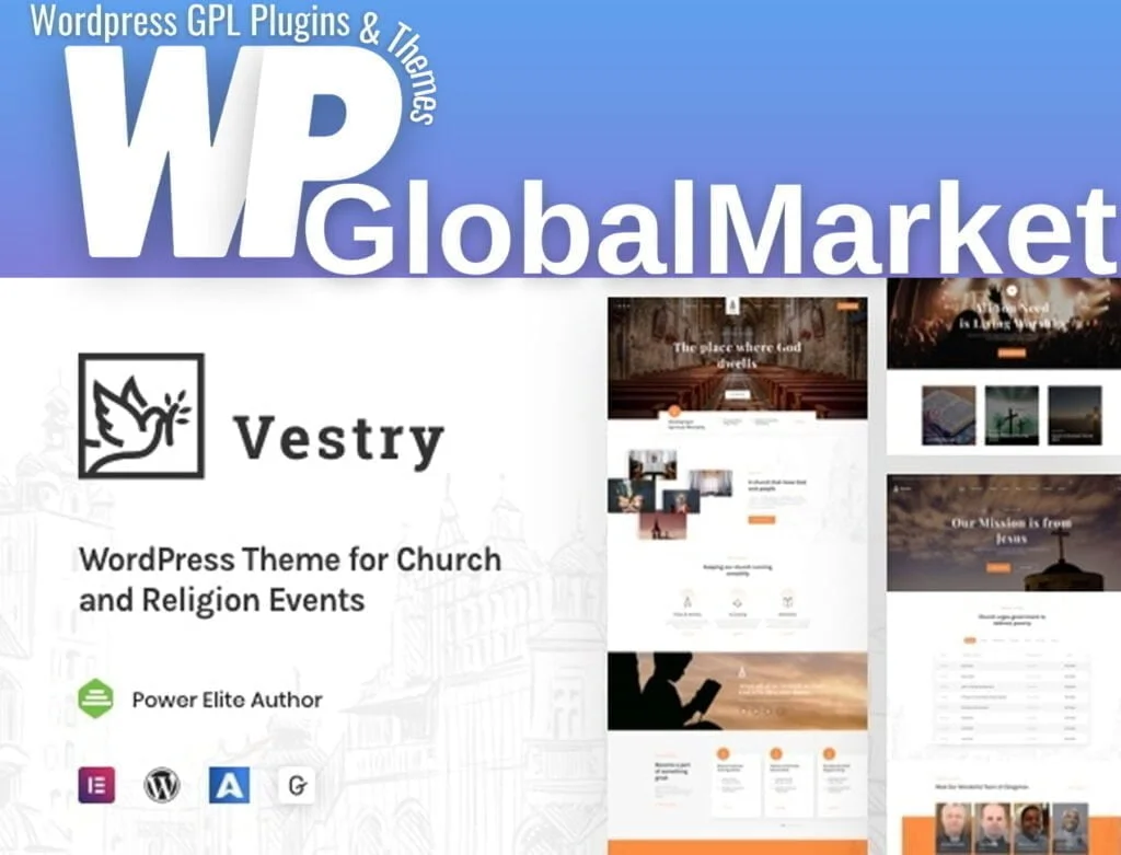 Vestry – church wordpress theme