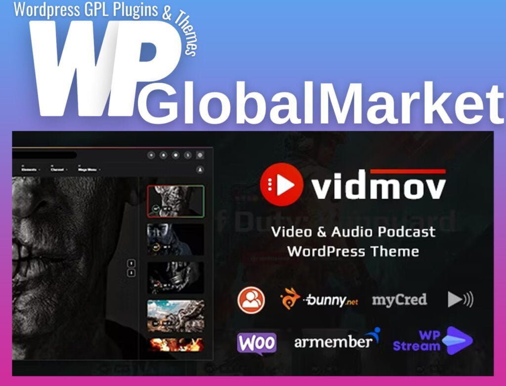 VidMov – Video WordPress Theme