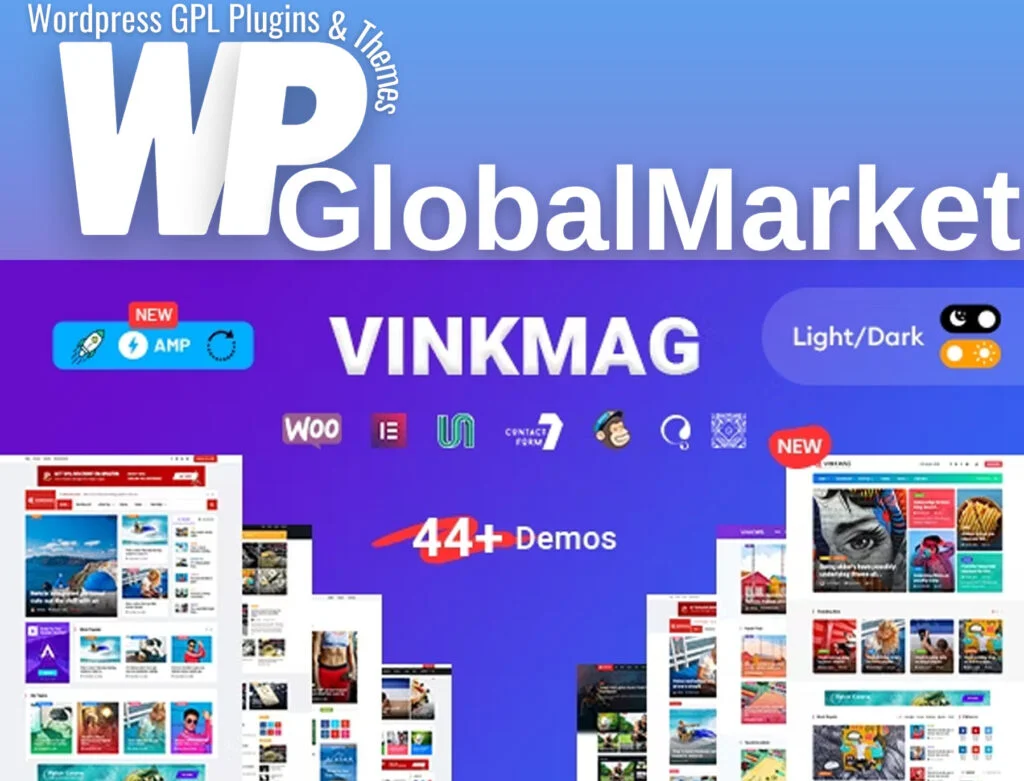 Vinkmag amp newspaper magazine theme