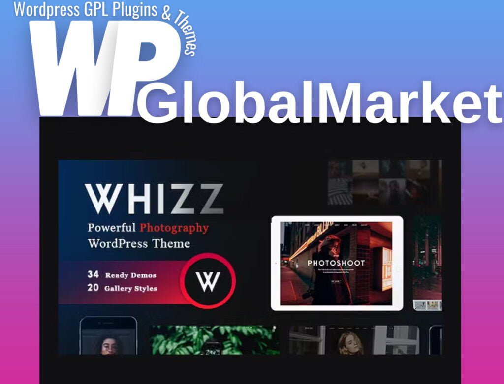 WHIZZ Photography WordPress Theme