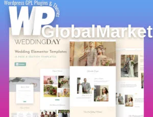 WeddingKit – Invite and Gallery Event Elementor Template Kit