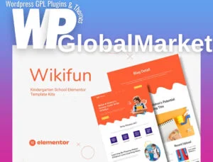 Wikifun – Kindergarten School Elementor Template Kit