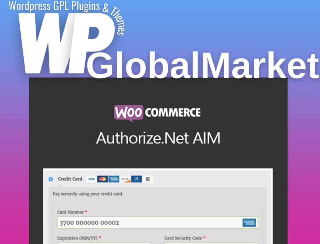 Woocommerce authorize.net aim