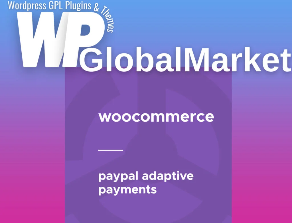 Woocommerce paypal adaptive payments