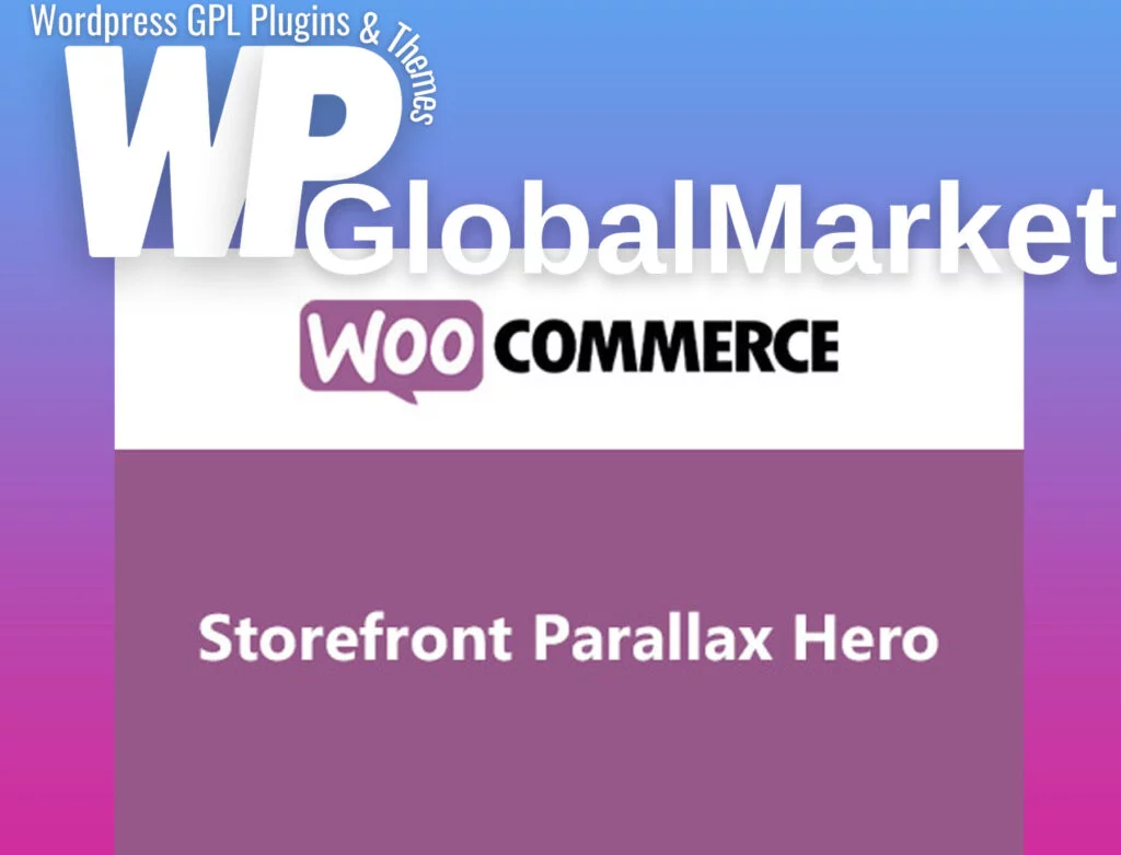 Woocommerce storefront parallax hero