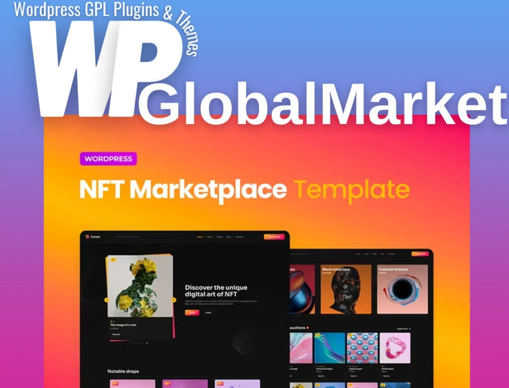 Xchain – nft marketplace elementor template kit