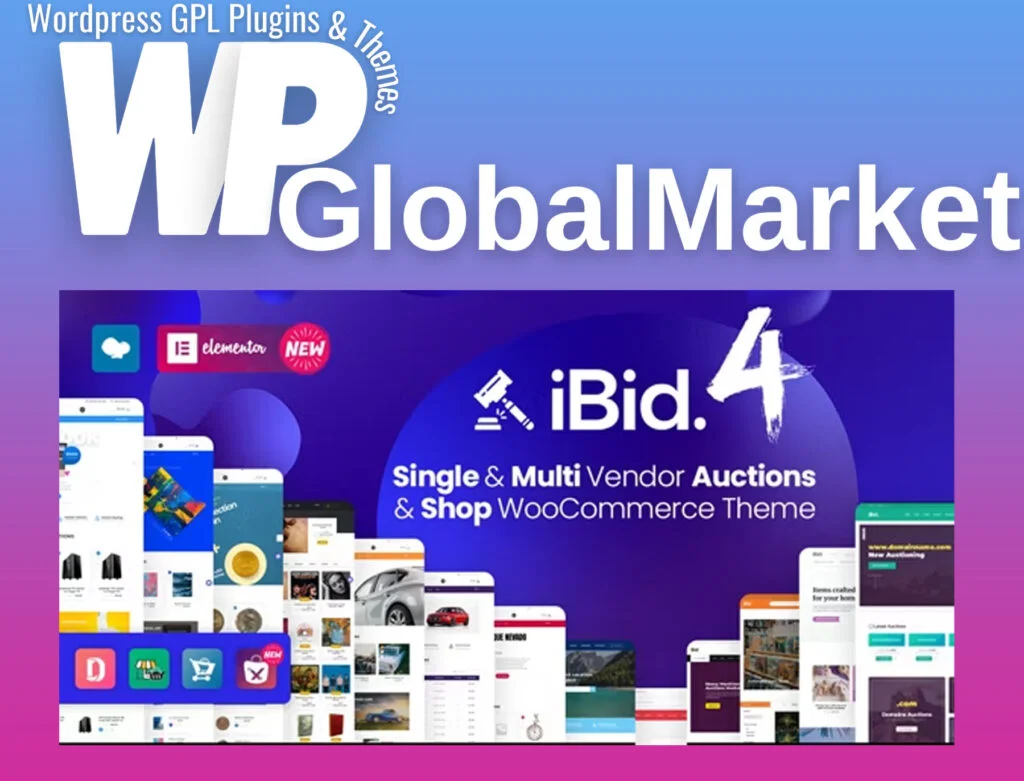 Ibid multi vendor auctions theme