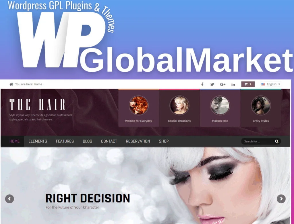 Ait hair wordpress theme