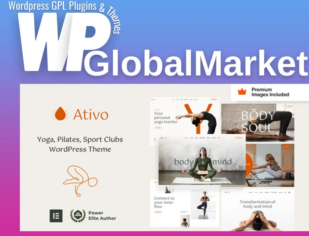 Ativo – pilates yoga wordpress theme