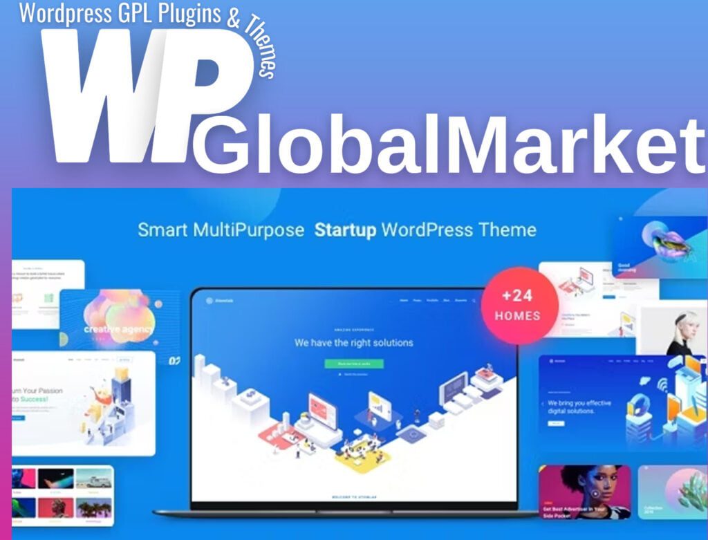 Atomlab – startup landing page wordpress theme