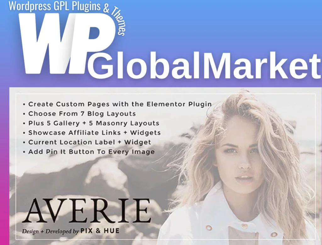 Averie – a blog & shop theme