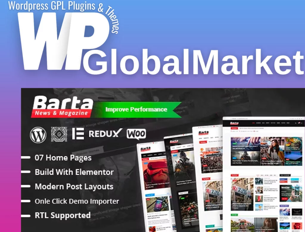 Barta – news & magazine wordpress theme