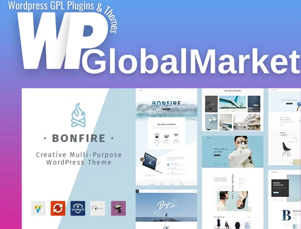 Bonfire creative multipurpose wordpress theme