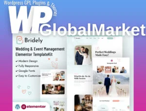 Bridely – Wedding and Event Management Elementor Template Kit