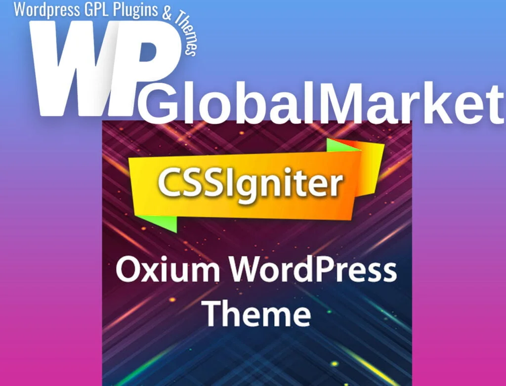 Css igniter oxium wordpress theme